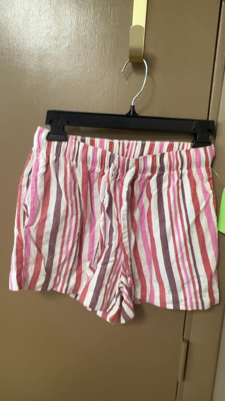 Shorts XS Pink, White, Maroon