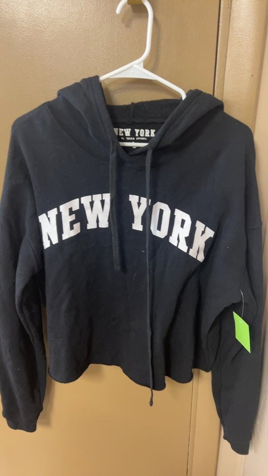 New York Hoodie Large Black