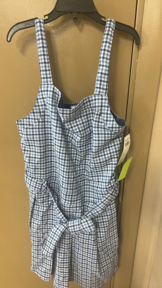 Abercrombie & Fitch Dress Youth 13/14 Blue and white