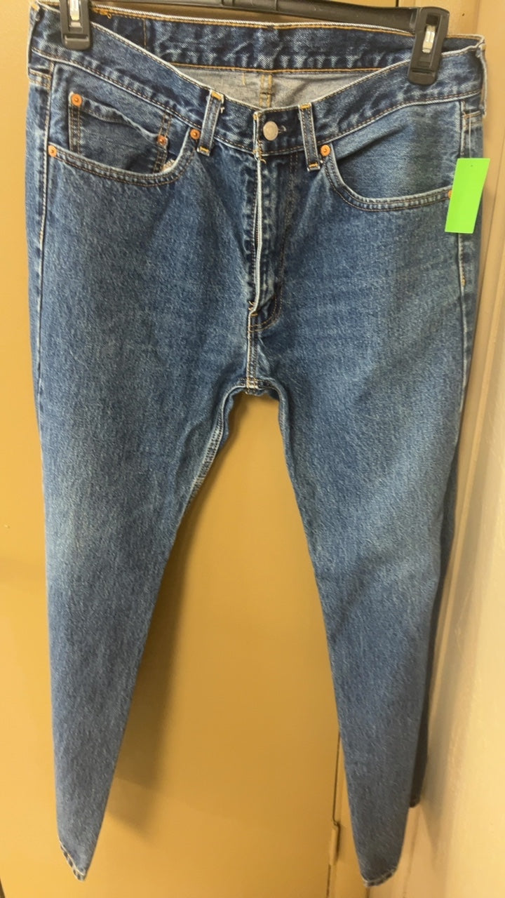 Pants Mens 34x32 Blue