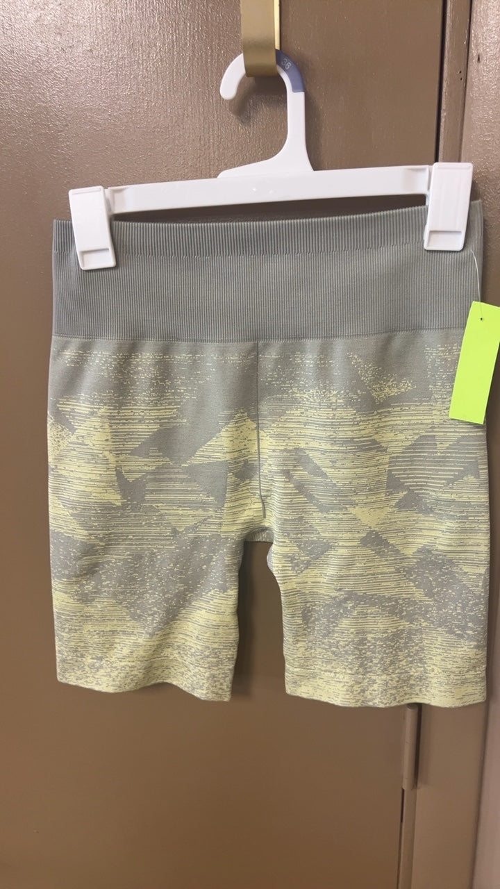 Leggings Medium Grey and yellow