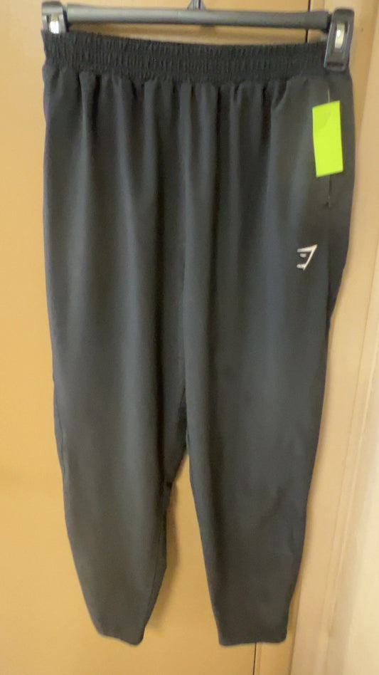 GYMSHARK Pants Medium Black