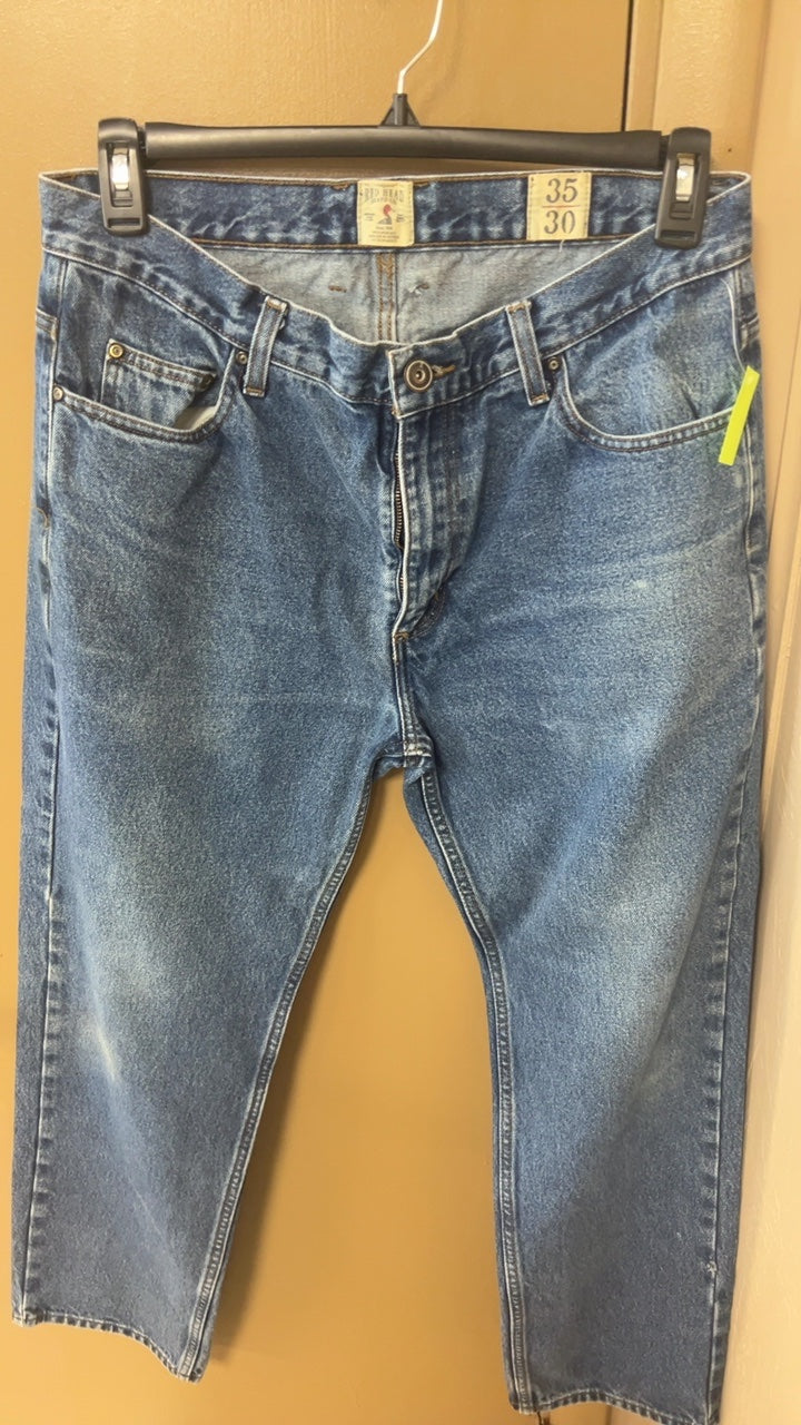 Pants Mens 35x30 Blue