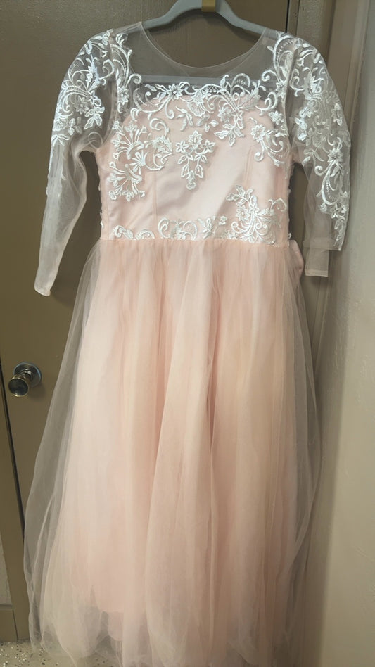 Dress YOUTH Large Pink FANCY