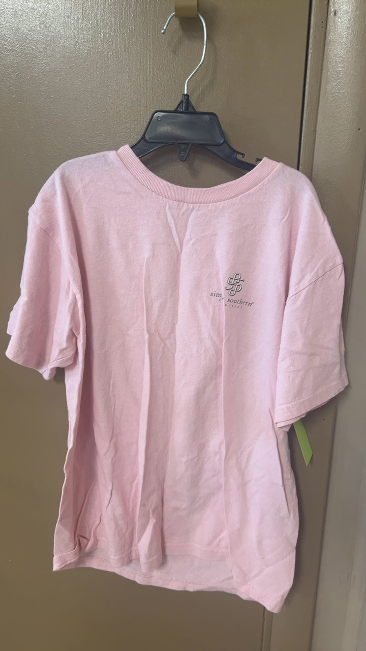 simply southern T-Shirt YOUTH Large Pink