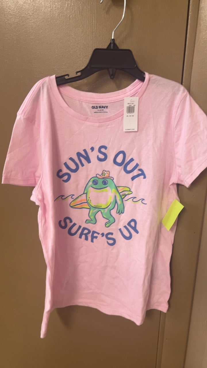 Old Navy T-Shirt YOUTH 14/16 Pink