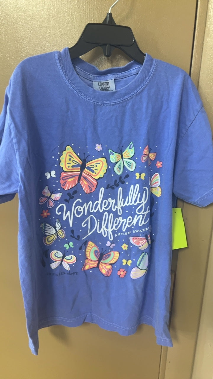 Comfort Colors T-Shirt YOUTH Large Blue