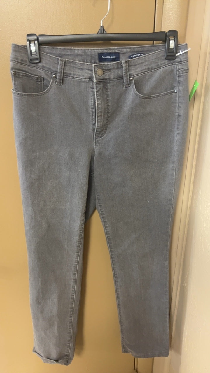 Charter Club Pants 10 Gray