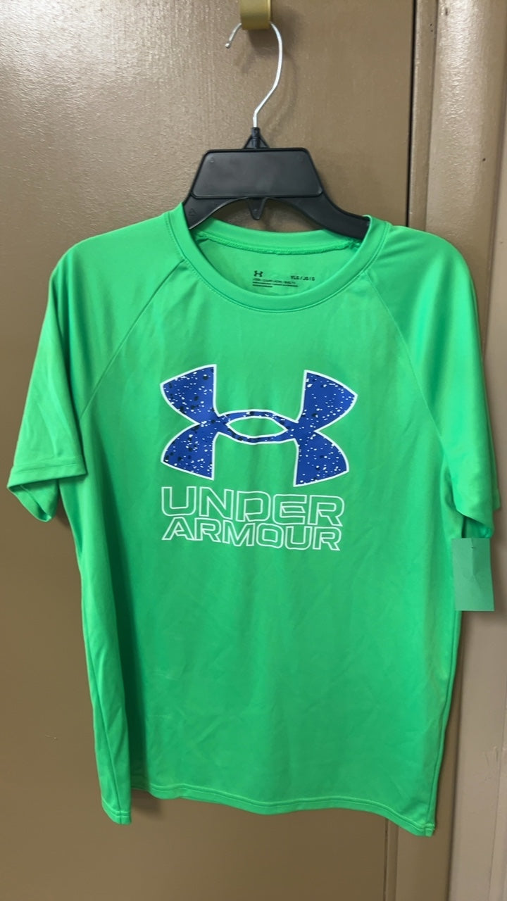 Under Armour T-Shirt YOUTH Large Green
