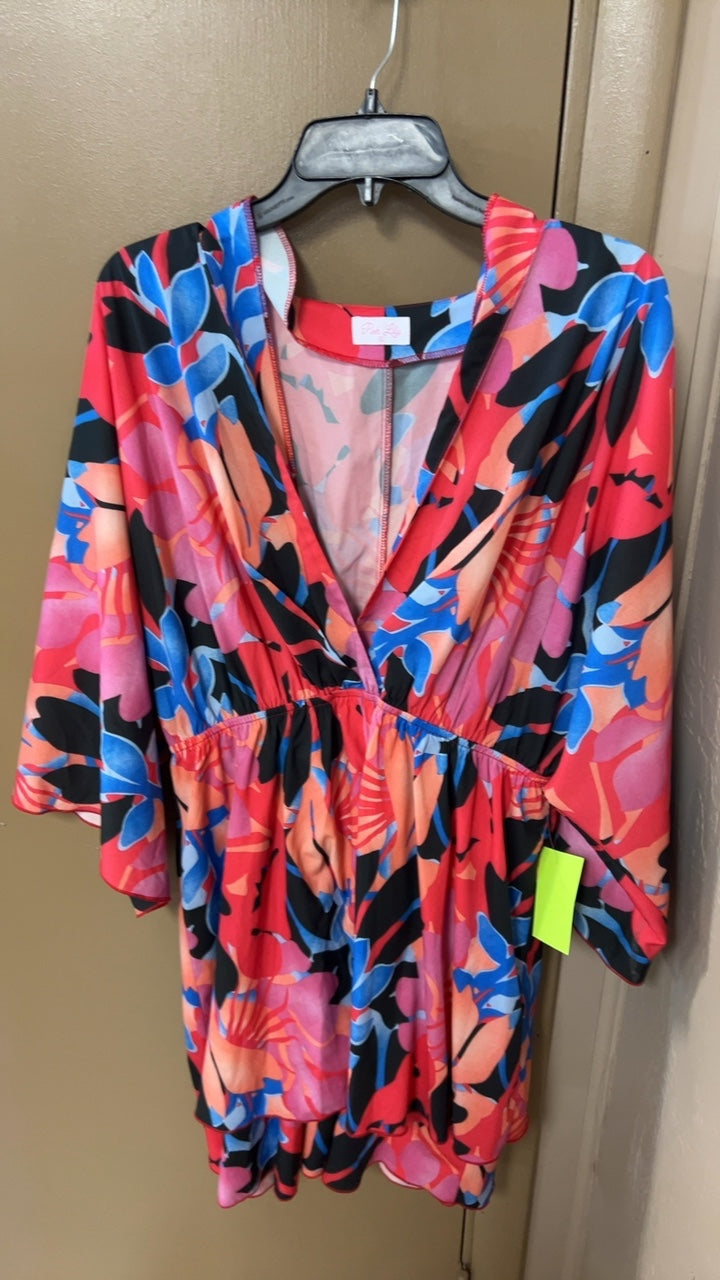 Pink Lily Dress XL Multicolor