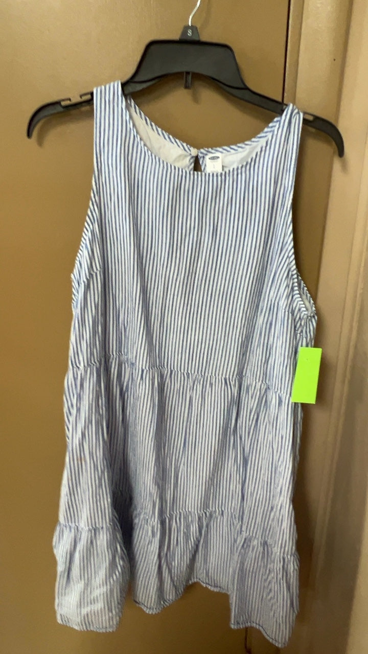 Old Navy Dress Large Striped stain