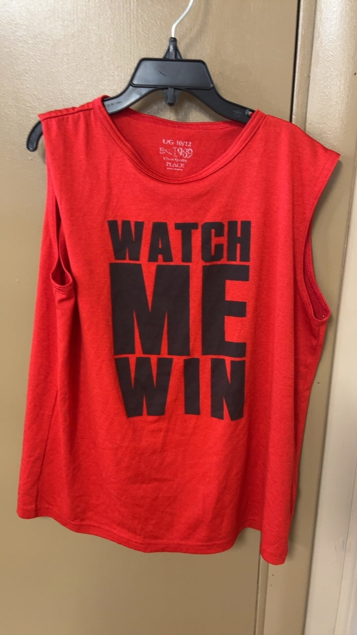 Tank top YOUTH 10/12 Red
