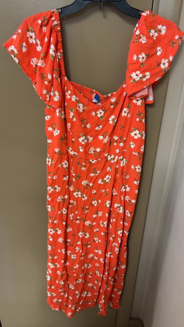 Dress Large Coral
