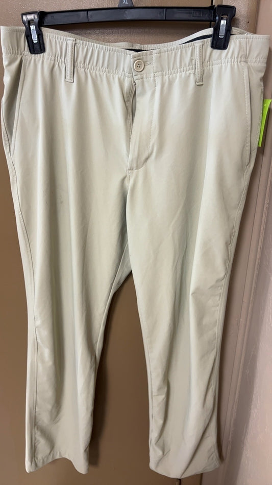 Under Armour Pants MENS 38x32 Beige