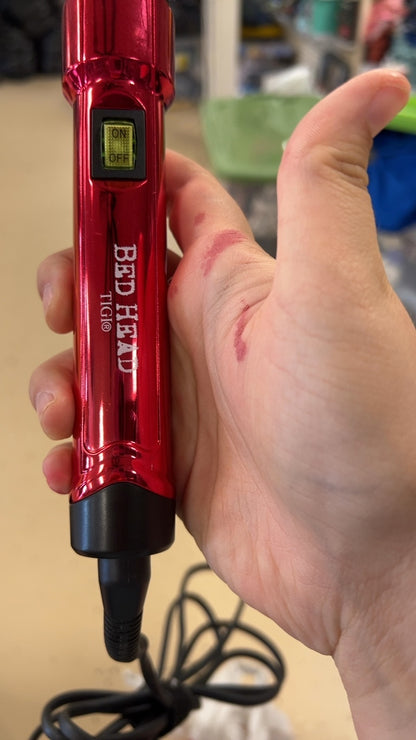 BED HEAD Curling Iron Red and Black