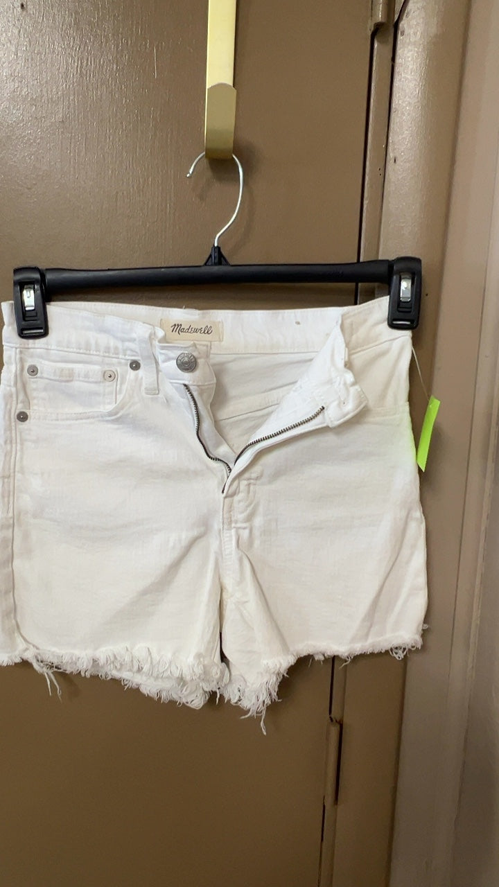 Madewell Shorts 25 in Waist White
