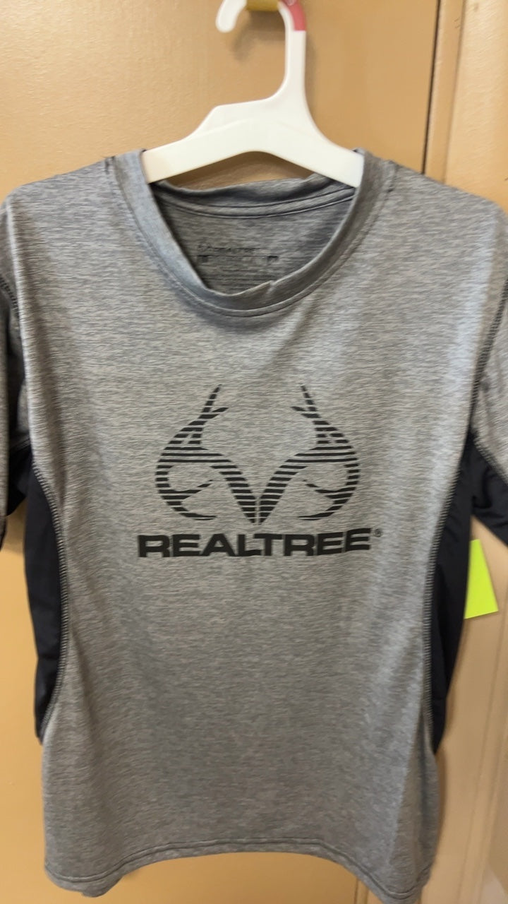 Realtree T-Shirt MENS MEDIUM Gray