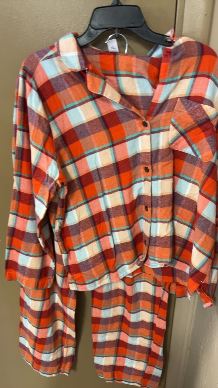 Pajama Set XL Multicolor red