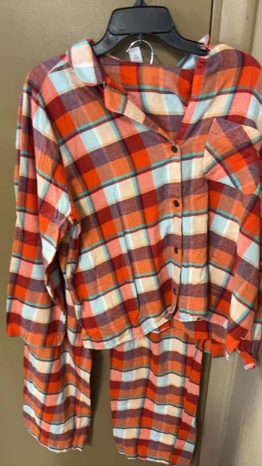 Pajama Set XL Multicolor red