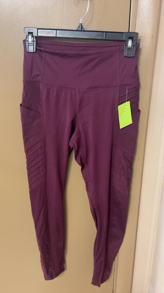 Leggings Small Burgundy