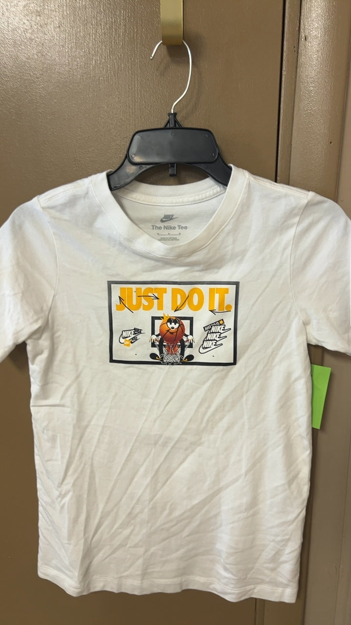 Nike T-Shirt YOUTH Medium White
