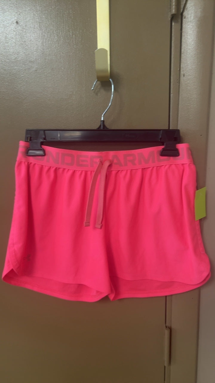 UNDER ARMOUR Shorts YOUTH Large Pink
