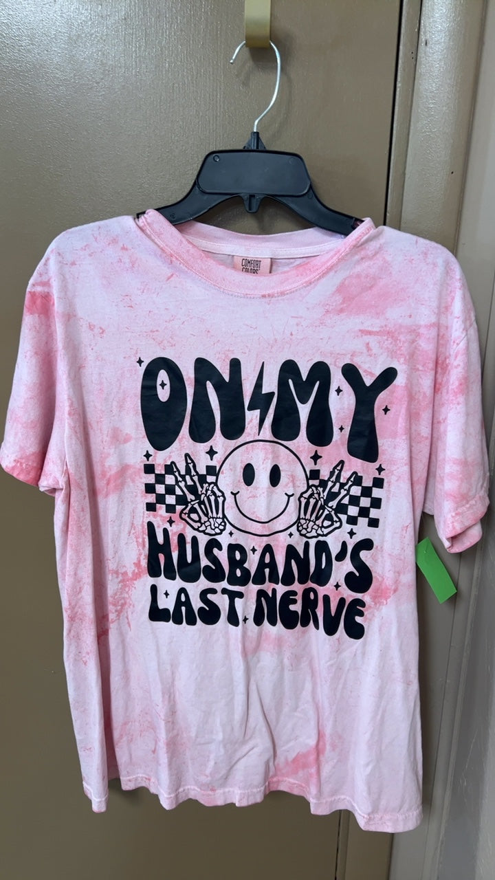 Comfort Colors T-Shirt Large Pink