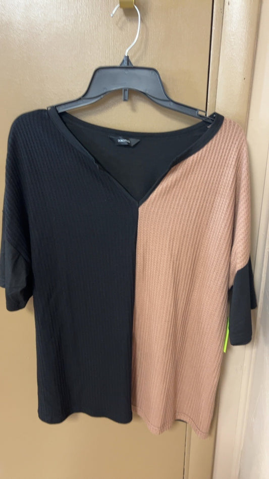 Shirt Large Black and Beige