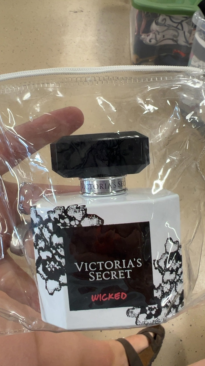 Victoria's Secret Perfume White, Black, Silver