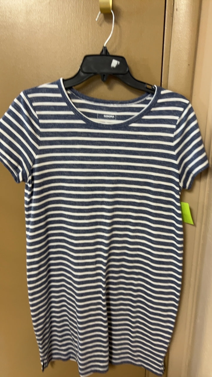  Dress Medium Navy blue and white
