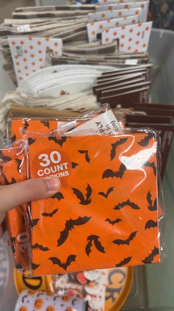 Party Supplies Orange and black