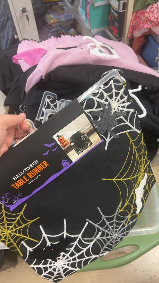 Table Runner spiderweb 