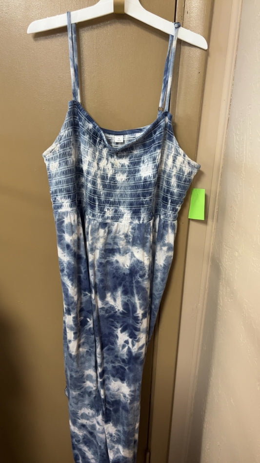 Dress XL Blue and white tie-dye