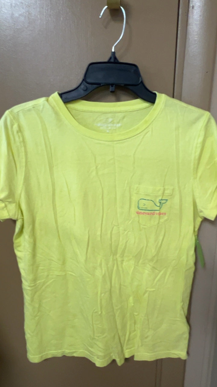 Vineyard Vines T-Shirt Medium Yellow