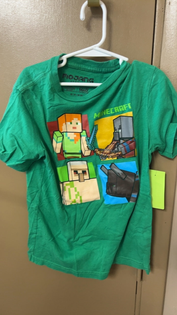 Minecraft T-Shirt Youth 8 Green