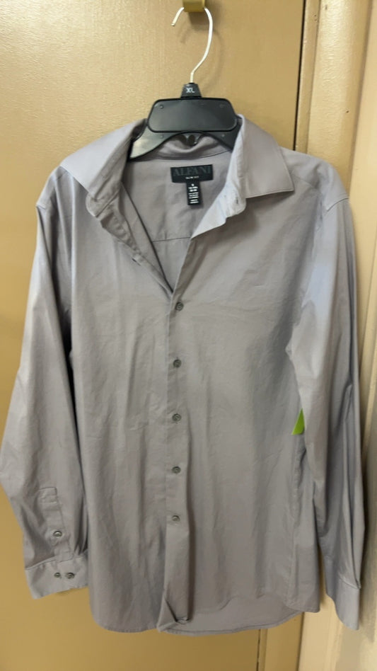 ALFANI Shirt MENS SMALL Light gray