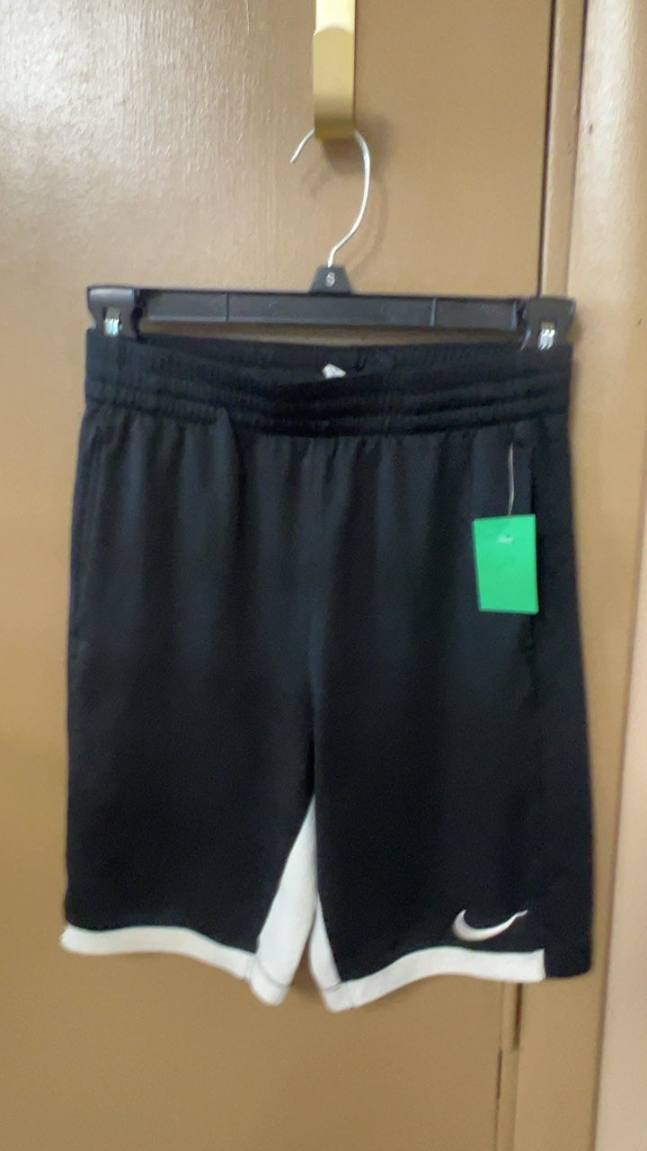 Nike Shorts YOUTH Large Black and White