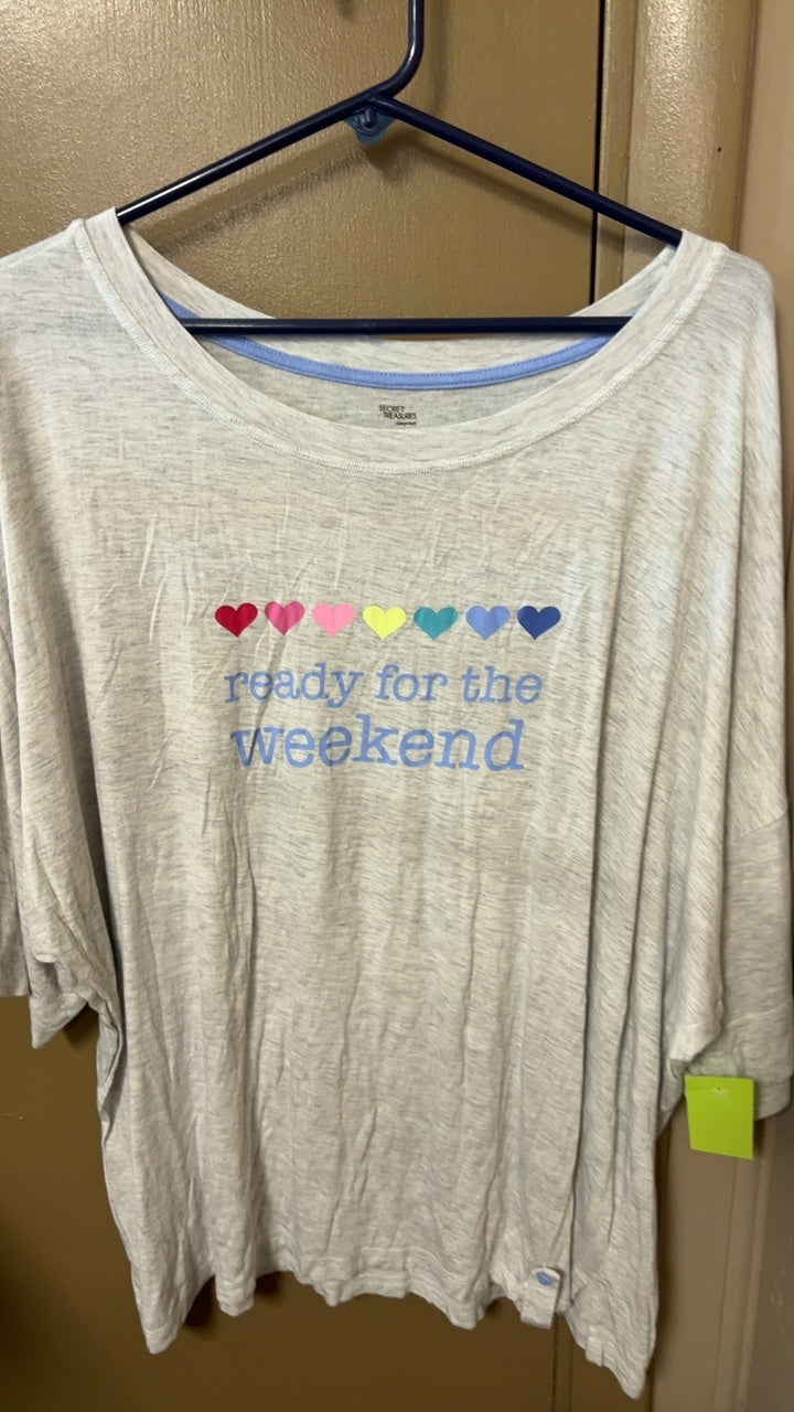 Secret Treasures T-Shirt 2XL Light Gray