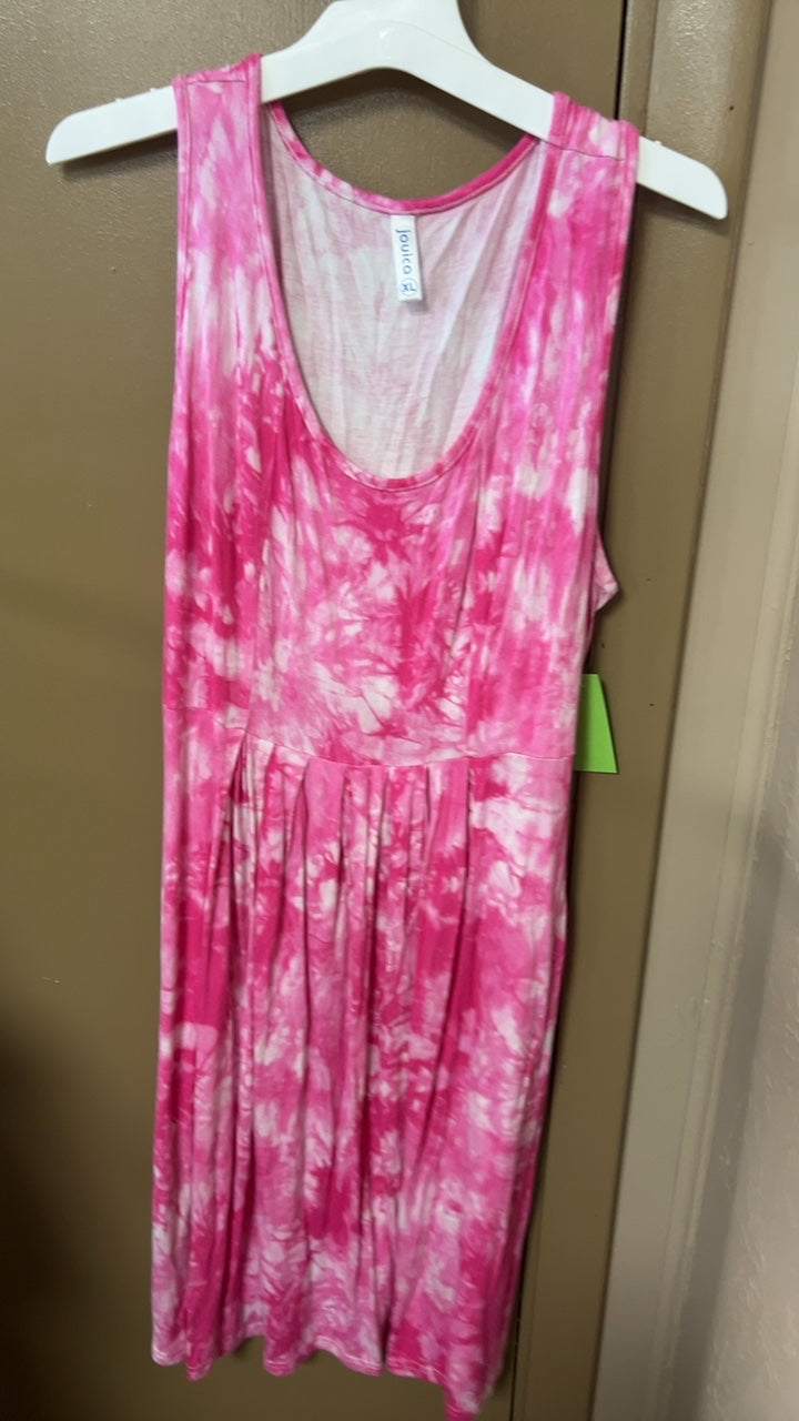 Jouica Tank top XL Pink and cream tie-dye