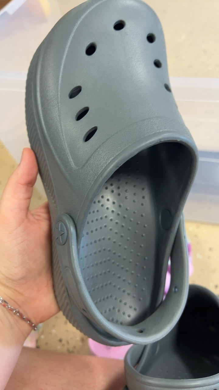 Slippers 6/7 Gray