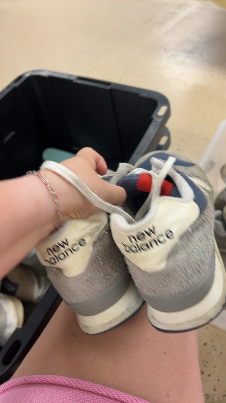 New Balance Sneakers Beige, navy blue, and off-white