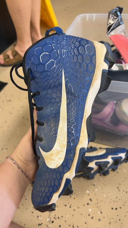 Nike Sneakers Cleats Mens 11.5 Blue