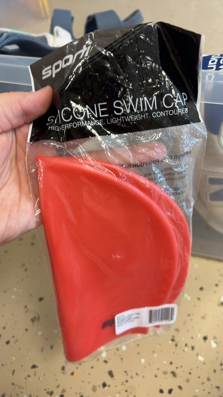 Swim Cap Red