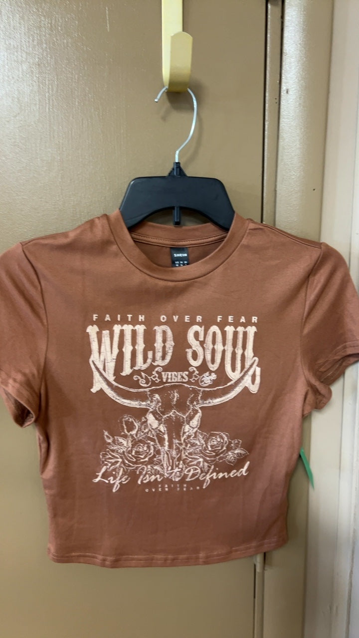 T-Shirt XS Brown