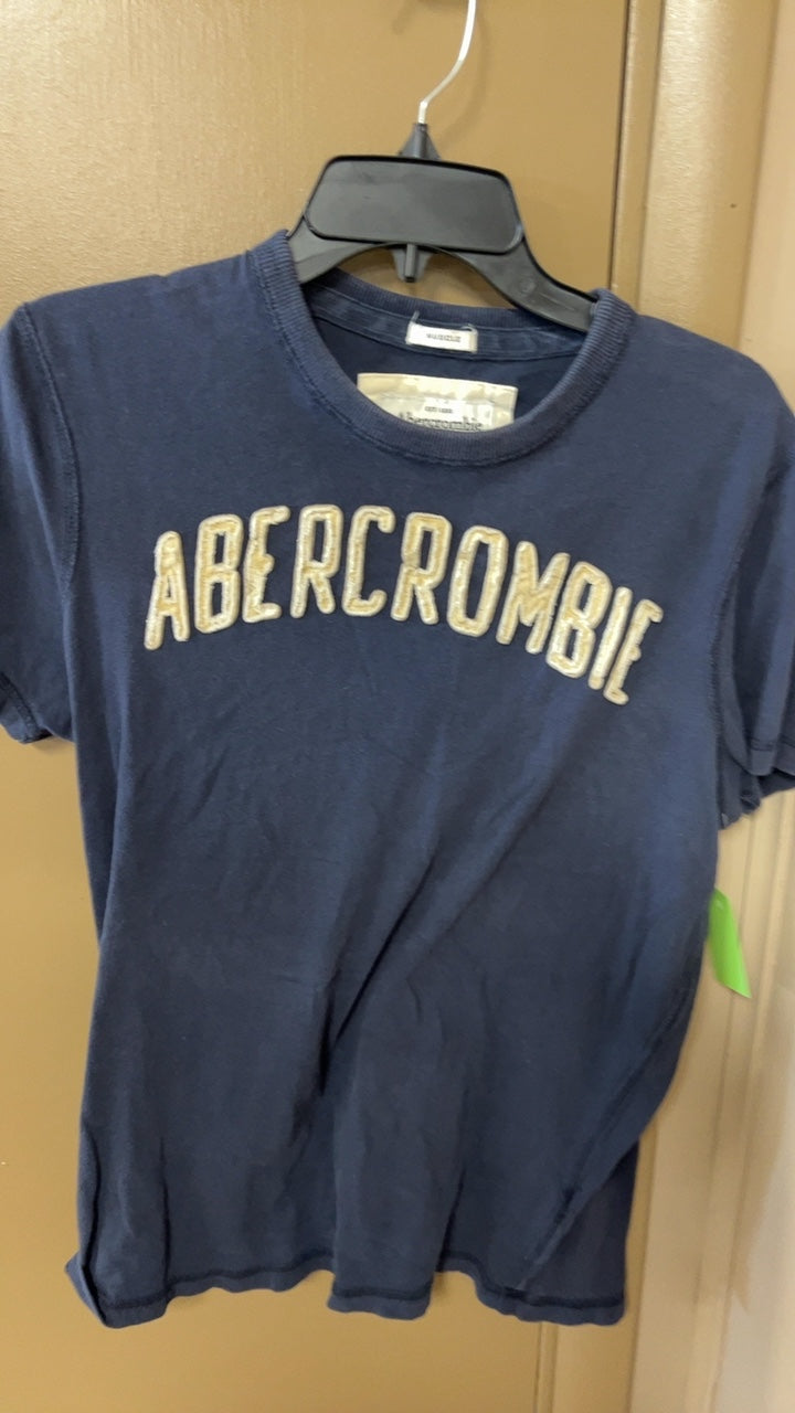Abercrombie T-Shirt MENS Large Navy blue