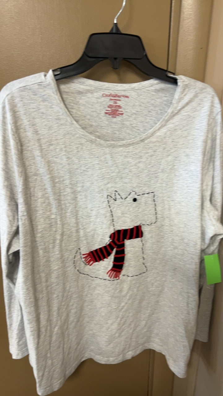Charter Club Shirt 2X Light gray