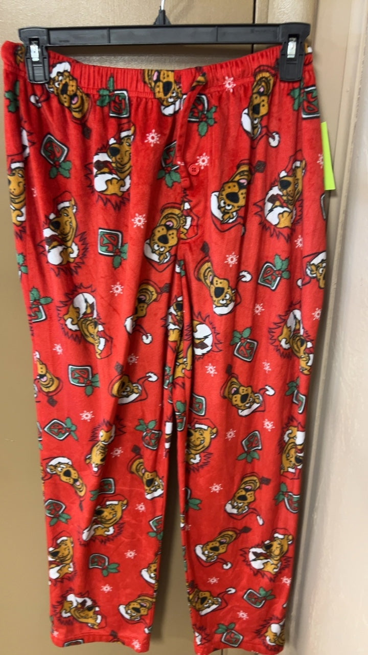 Pajama Set MENS Large Red