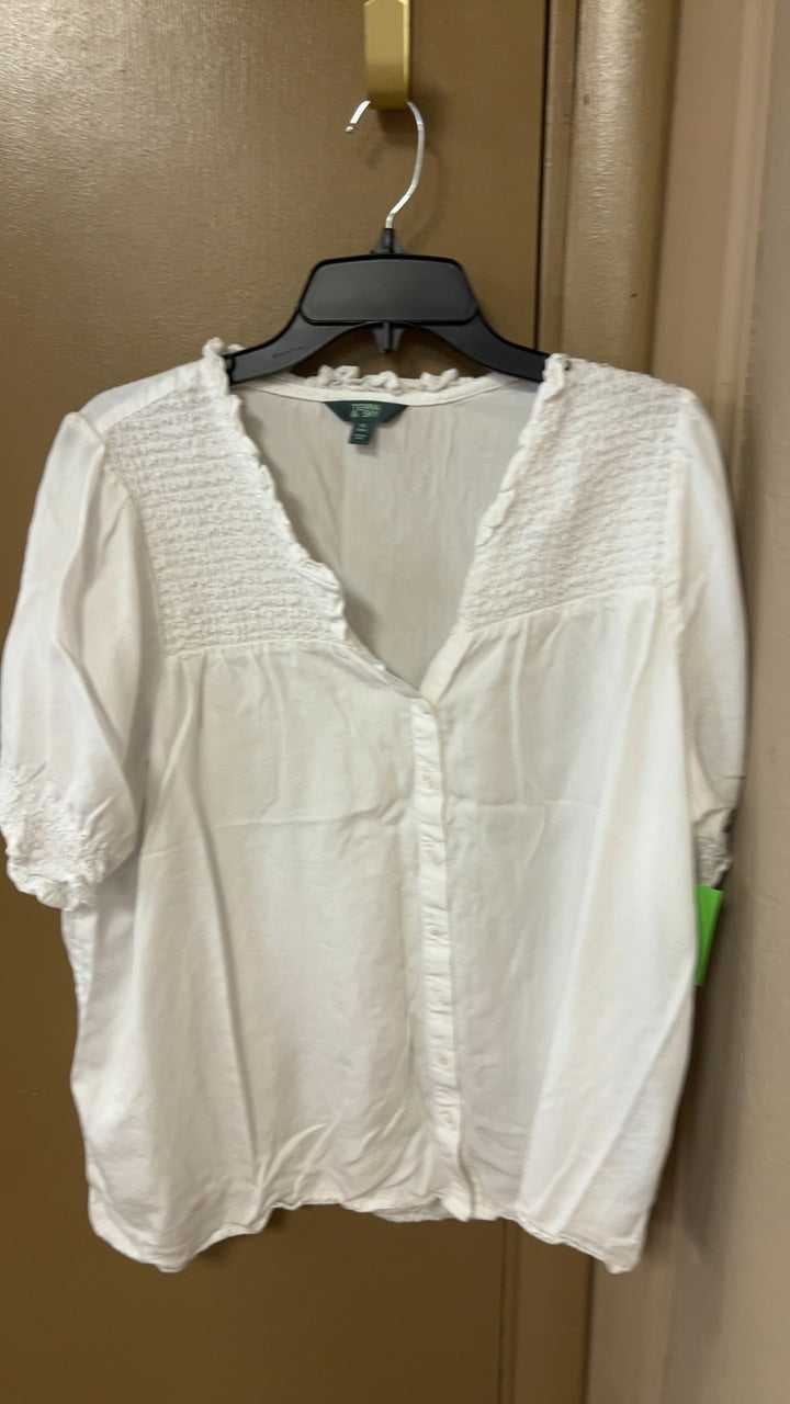 Terra & Sky Blouse 0XL White