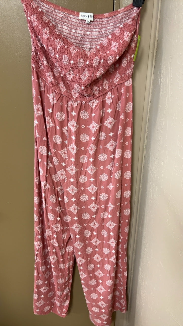 Birch & Stone Jumpsuit XL Pink