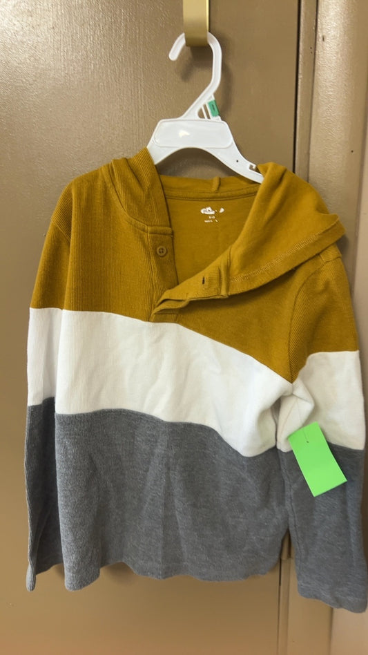 GAP Hoodie Youth 8 Mustard yellow, white, gray